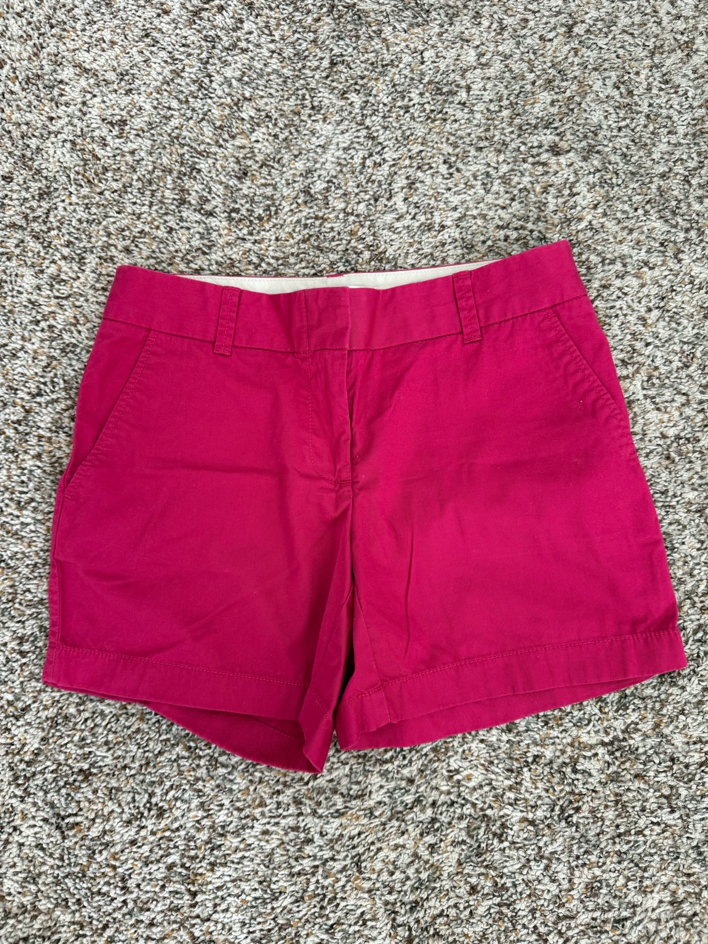 J. Crew Bright Fuchsia Cotton Bermuda Shorts